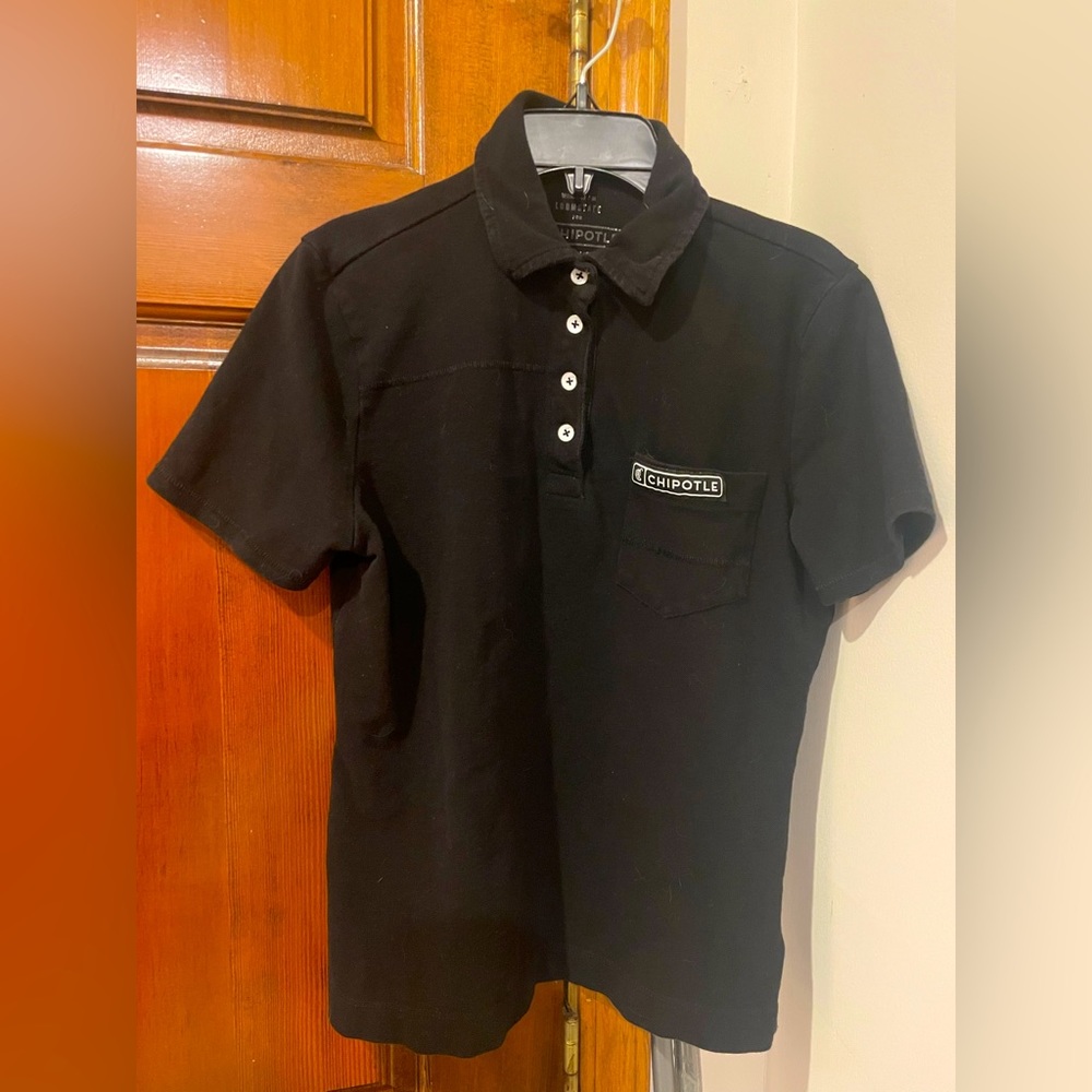 Chipotle Black Polo size medium